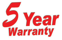 Five Year Warranty